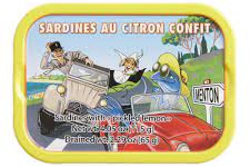 Sardines au Citron confit